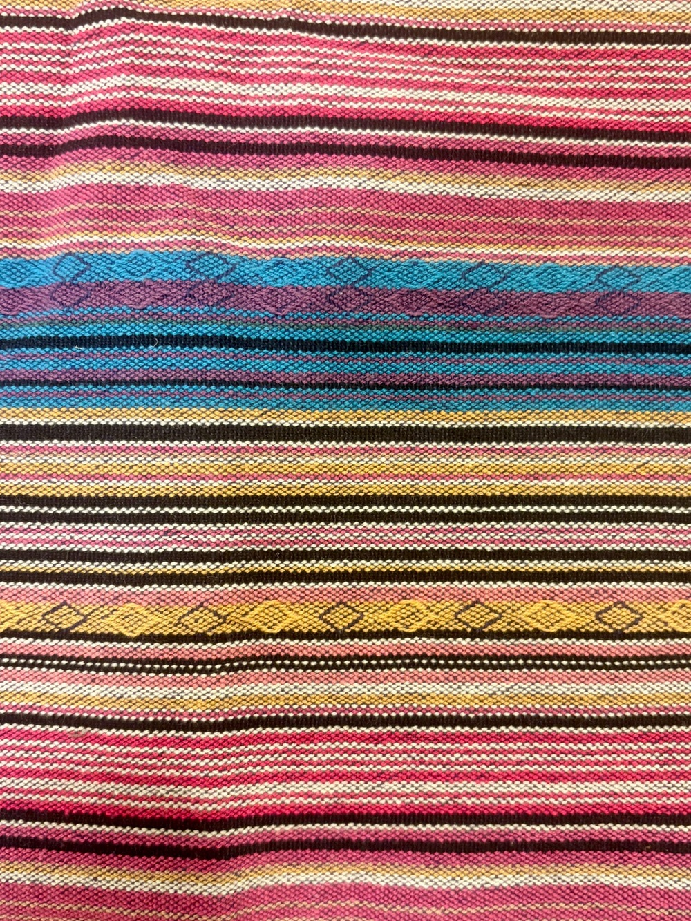 Kaisely Pink & Blue Striped Knit Mini Skirt Size Small - Picture 3 of 10